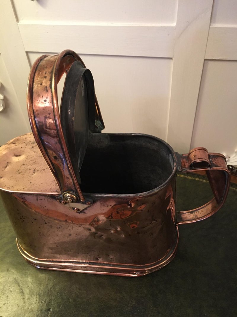 Quality Antique Victorian Copper Watering Can - Image 12